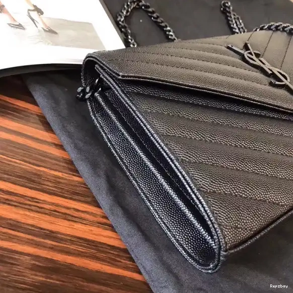 Repladies REP CASSANDRE WALLET YSL MATELASSÉ CHAIN 0618